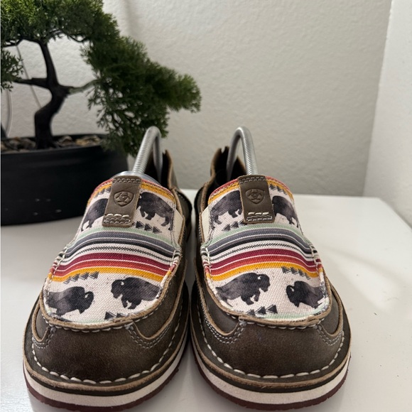 Ariat Multicolor Bison Pattern Slip-Ons - Picture 2 of 7